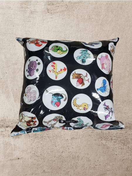 Catch Em All Vinyl Tattoo Pillow