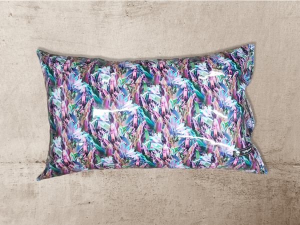 Amethyst Crystal Vinyl Tattoo Pillow