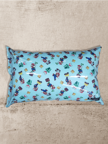 Mario Tubes Vinyl Tattoo Pillow