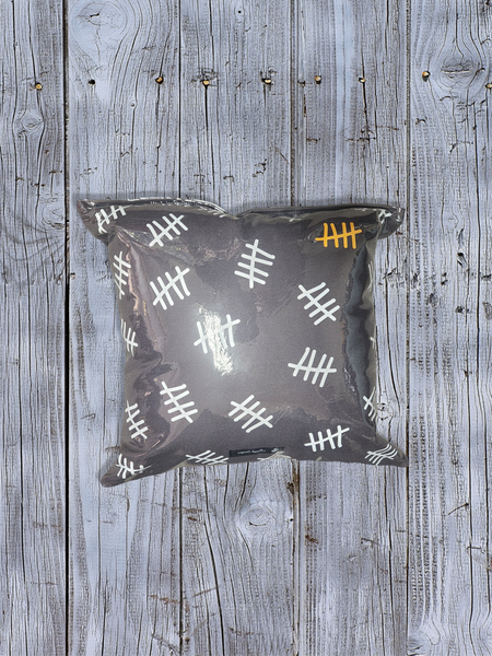 Happy House Mini Logo Vinyl Tattoo Pillow