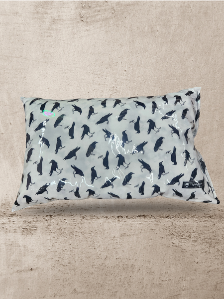 Mighty Crow Vinyl Tattoo Pillow