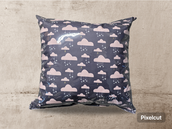 Stormy Cloud Vinyl Tattoo Pillow
