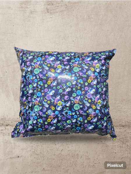 Bubbles Vinyl Tattoo Pillow