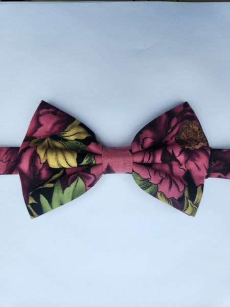 Peonies Bowtie