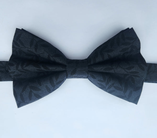 Gothic Floral Bowtie