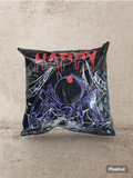 Happy House Spider Vinyl Tattoo Pillow
