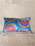 Tie Dye Vinyl Tattoo Pillow