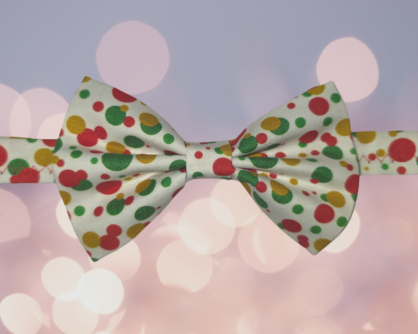 Festive Polka Dot Bowtie