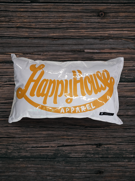 Happy House Vinyl Tattoo Pillow