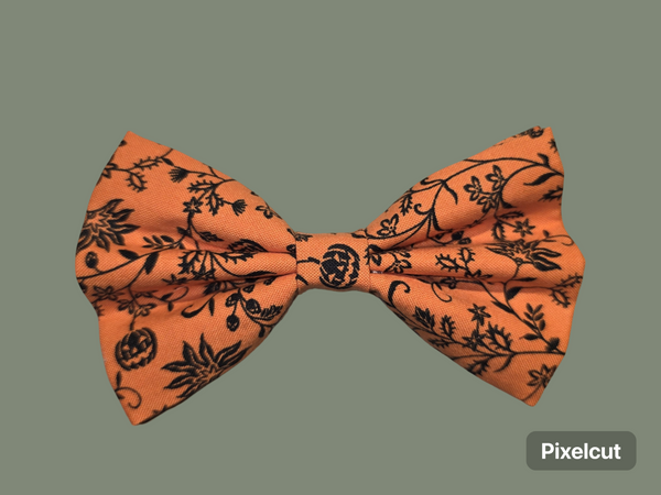 Pumpkin Vine Hairbow