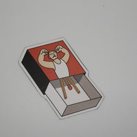 Matchstick Man Magnet
