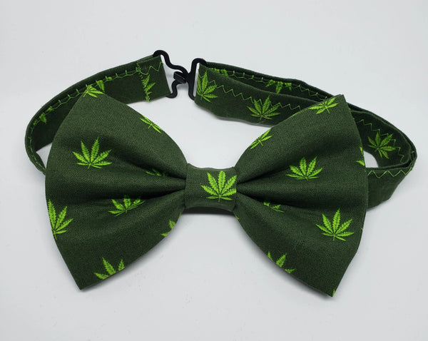 Green Cannabis Bowtie